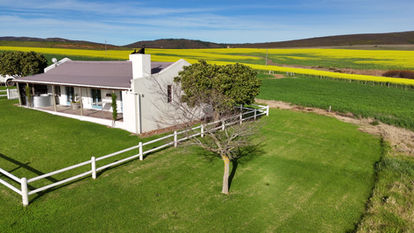Rauthin Estate landscape near Stanford in the Cape Overberg